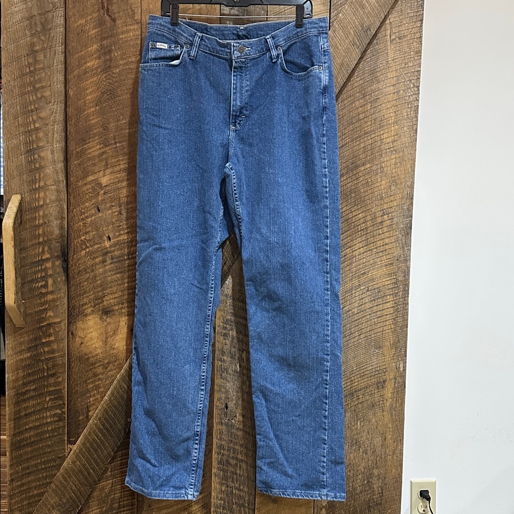 Women’s Lee Rider Straight Leg Jeans High Waist Size 16L